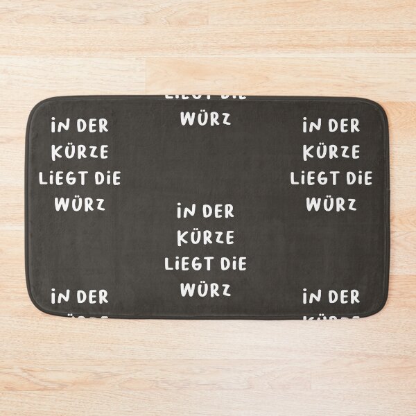 Item preview, "In der Kürze liegt die Würze." (The spice lies in brevity.) | German Phrases | Minimalist Design designed and sold by RM-Journey.