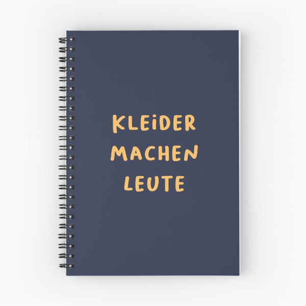 Item preview, "Kleider machen Leute." (Clothes make the man.) | German Phrases | Minimalist Design designed and sold by RM-Journey.