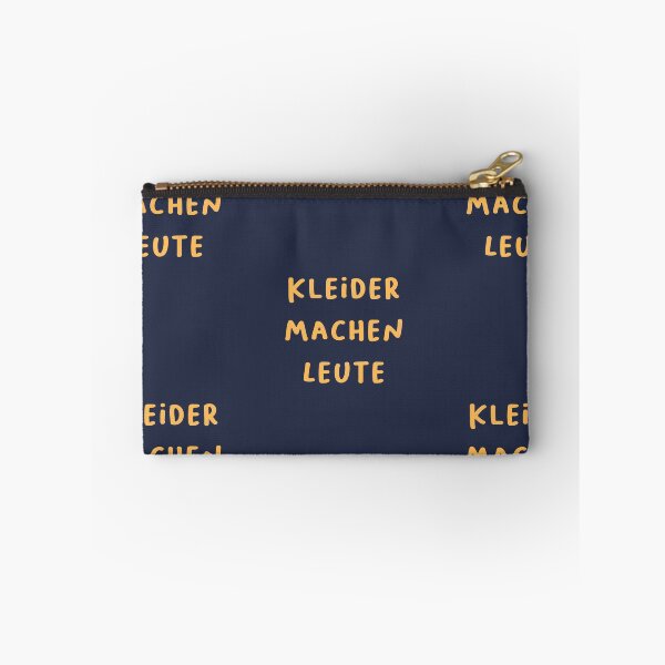 Item preview, "Kleider machen Leute." (Clothes make the man.) | German Phrases | Minimalist Design designed and sold by RM-Journey.