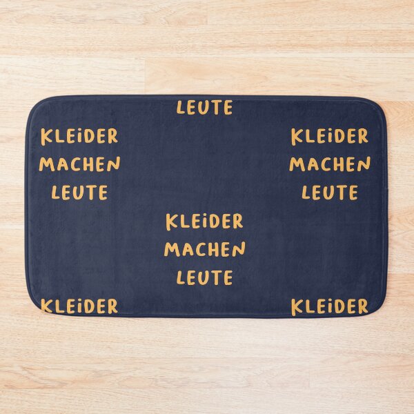 Item preview, "Kleider machen Leute." (Clothes make the man.) | German Phrases | Minimalist Design designed and sold by RM-Journey.