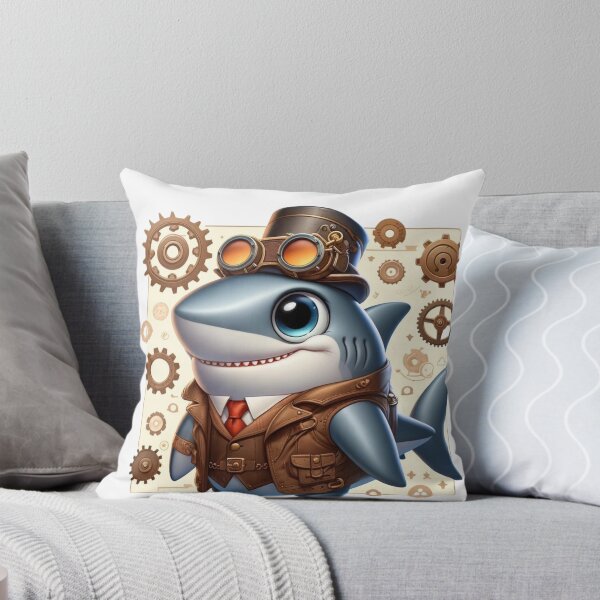 Item preview, Steampunk Bull Shark designed and sold by Sillytoe.