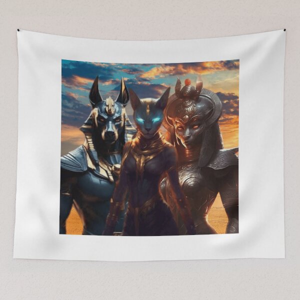 Item preview, Guardians of Egypt: Anubis, Bastet, and Sekhmet designed and sold by BlackSirenSociety.