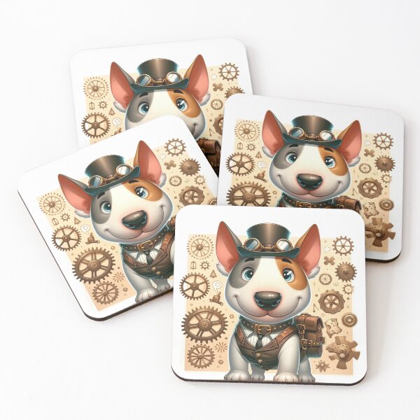 Item preview, Steampunk Bull Terrier designed and sold by Sillytoe.
