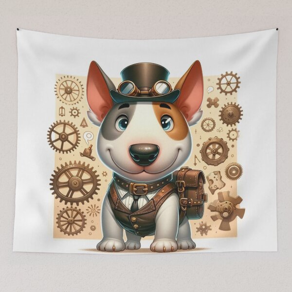 Item preview, Steampunk Bull Terrier designed and sold by Sillytoe.