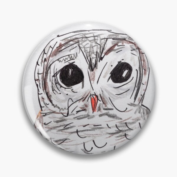 Item preview, Liquid-eyed barred owl designed and sold by Snowseasons.