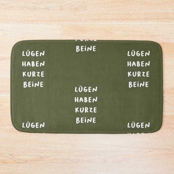 Item preview, "Lügen haben kurze Beine." (Lies have short legs.) | German Phrases | Minimalist Design designed and sold by RM-Journey.