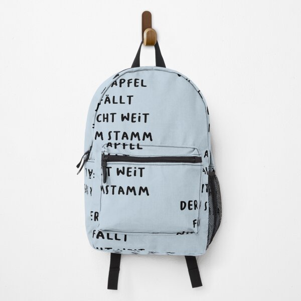Item preview, "Der Apfel fällt nicht weit vom Stamm." (The apple doesn't fall far from the tree.) | German Phrases | Minimalist Design designed and sold by RM-Journey.