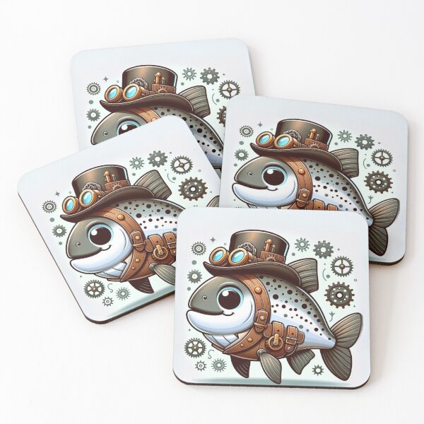 Item preview, Steampunk Bull Trout designed and sold by Sillytoe.