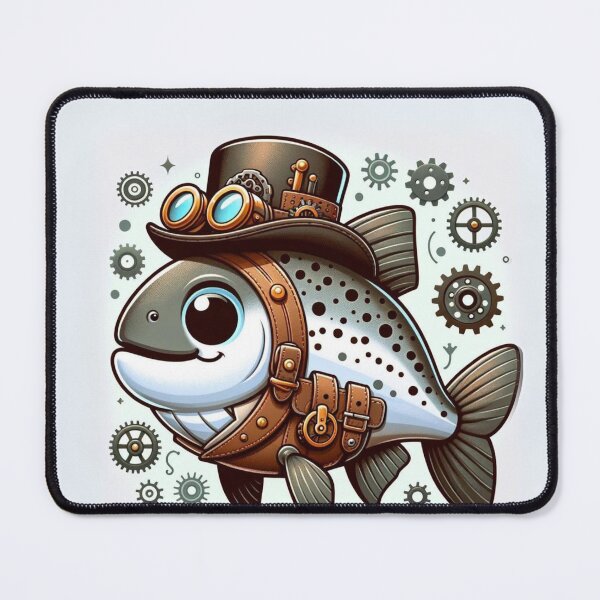 Item preview, Steampunk Bull Trout designed and sold by Sillytoe.