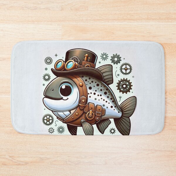 Item preview, Steampunk Bull Trout designed and sold by Sillytoe.