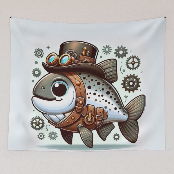 Item preview, Steampunk Bull Trout designed and sold by Sillytoe.