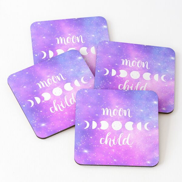 Item preview, Moon Phase Moon Child Night Sky Mystical Crescent Moon Stars designed and sold by WildWoodlandWitch.
