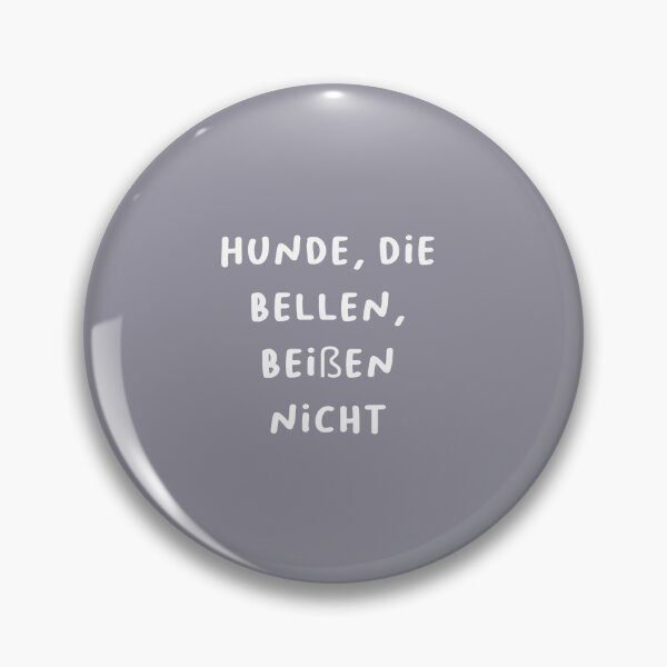 Item preview, "Hunde, die bellen, beißen nicht." (Barking dogs seldom bite.) | German Phrases | Minimalist Design designed and sold by RM-Journey.