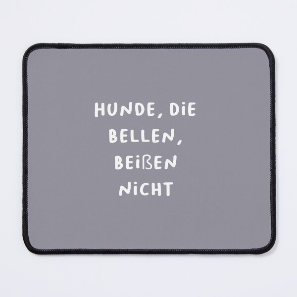 Item preview, "Hunde, die bellen, beißen nicht." (Barking dogs seldom bite.) | German Phrases | Minimalist Design designed and sold by RM-Journey.