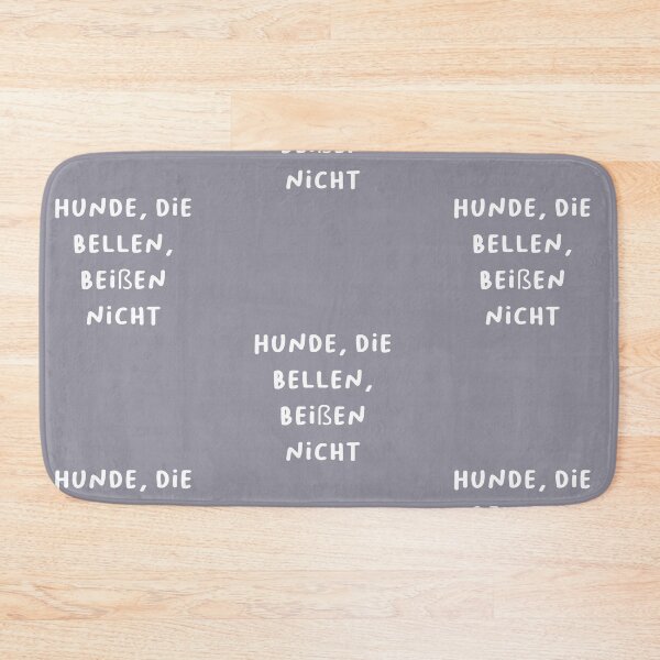 Item preview, "Hunde, die bellen, beißen nicht." (Barking dogs seldom bite.) | German Phrases | Minimalist Design designed and sold by RM-Journey.