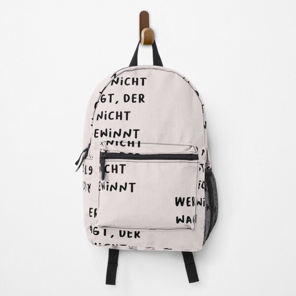 Item preview, "Wer nicht wagt, der nicht gewinnt." (Nothing ventured, nothing gained.) | German Phrases | Minimalist Design designed and sold by RM-Journey.