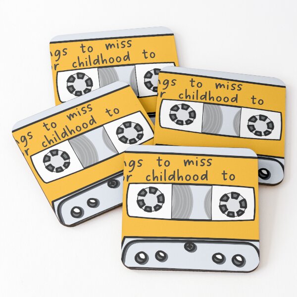 Item preview, songs to miss your childhood to 90s retro cassette designed and sold by HematiteDesign.