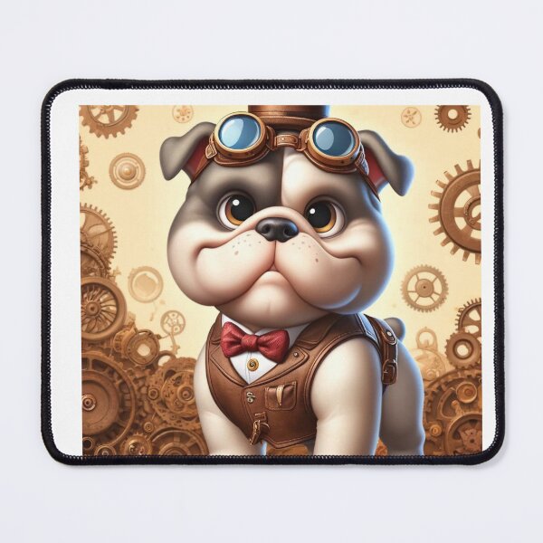 Item preview, Steampunk Bulldog designed and sold by Sillytoe.
