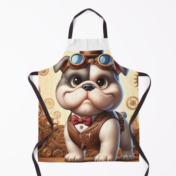 Item preview, Steampunk Bulldog designed and sold by Sillytoe.