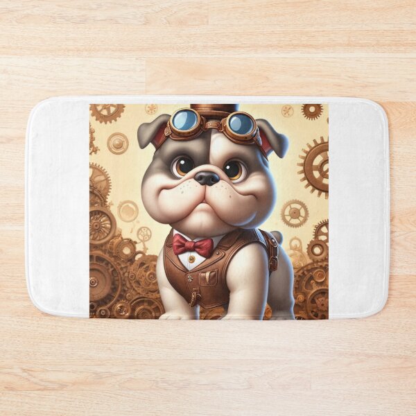 Item preview, Steampunk Bulldog designed and sold by Sillytoe.