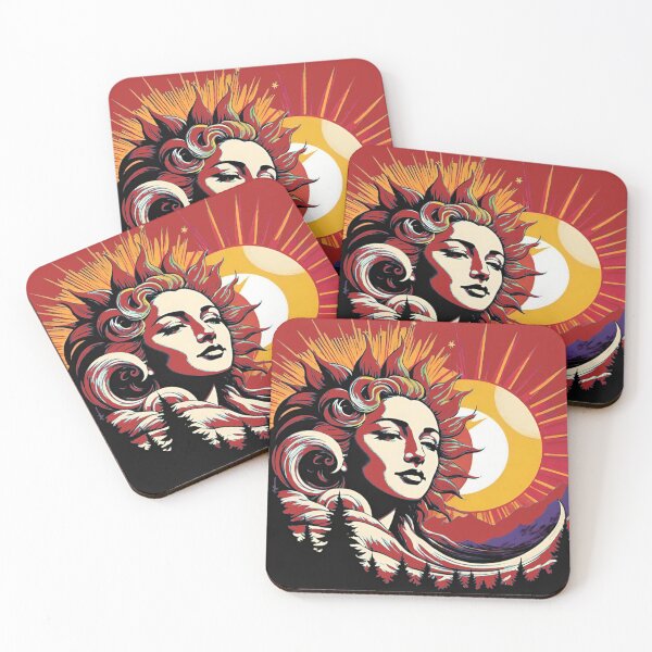 Item preview, Sun Moon Lady Earth designed and sold by KozyAuraTees.