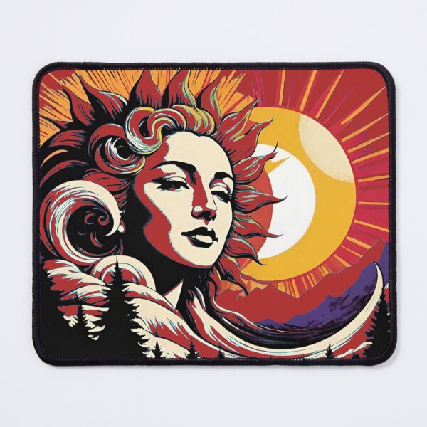 Item preview, Sun Moon Lady Earth designed and sold by KozyAuraTees.