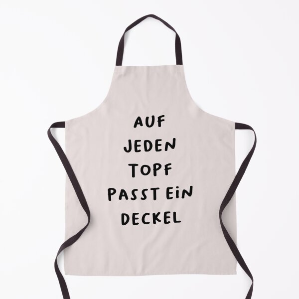 Item preview, "Auf jeden Topf passt ein Deckel." (Every pot has a lid.) | German Phrases | Minimalist Design designed and sold by RM-Journey.