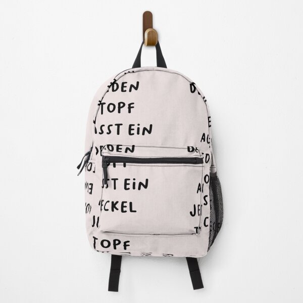 Item preview, "Auf jeden Topf passt ein Deckel." (Every pot has a lid.) | German Phrases | Minimalist Design designed and sold by RM-Journey.