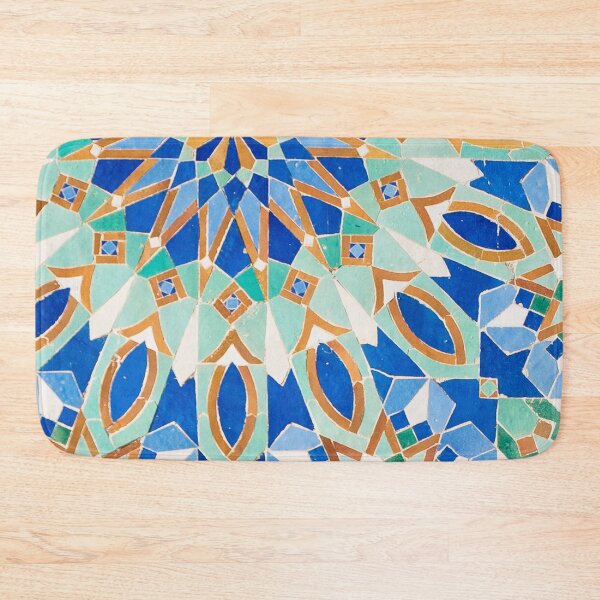 Item preview, Moroccan Tile - Zellige VI - Traditional Colors Offset designed and sold by TRVLR Designs.