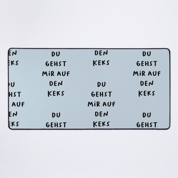 Item preview, "Du gehst mir auf den Keks." (You're getting on my cookie - meaning you're annoying.) | German Phrases | Minimalist Design designed and sold by RM-Journey.