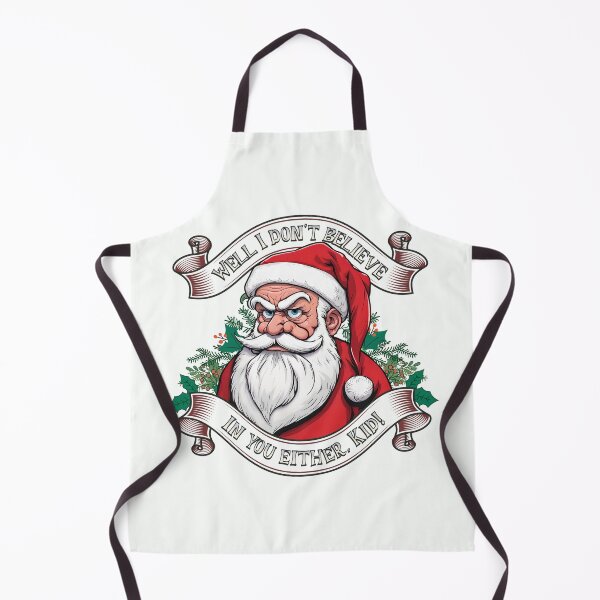 Item preview, Bad Santa Says, "I Don't Believe In You Either, Kid!" designed and sold by ORuaircDesigns.
