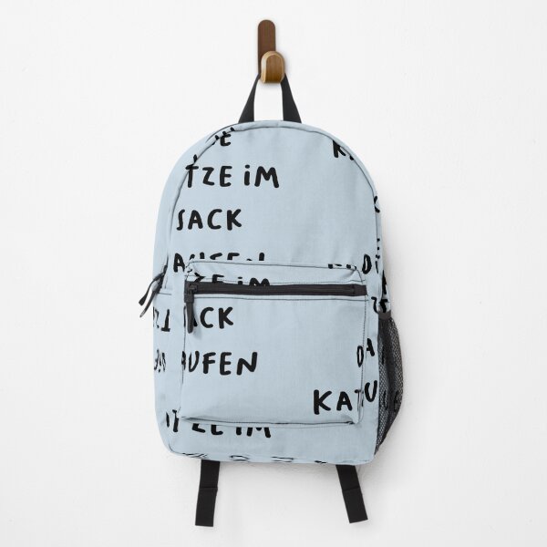 Item preview, "Die Katze im Sack kaufen." (To buy a cat in a sack - meaning to buy something without inspecting it first.) | German Phrases | Minimalist Design designed and sold by RM-Journey.