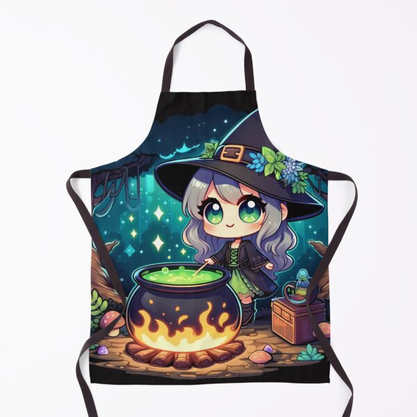 Item preview, Cute Chibi Witch – Little Spellcaster designed and sold by NSB-Design.