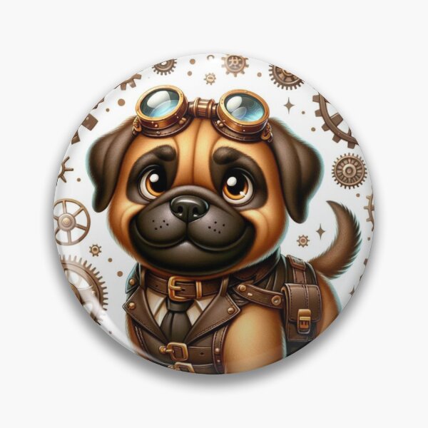 Item preview, Steampunk Bullmastiff designed and sold by Sillytoe.