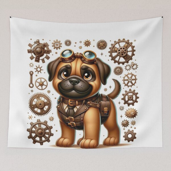 Item preview, Steampunk Bullmastiff designed and sold by Sillytoe.