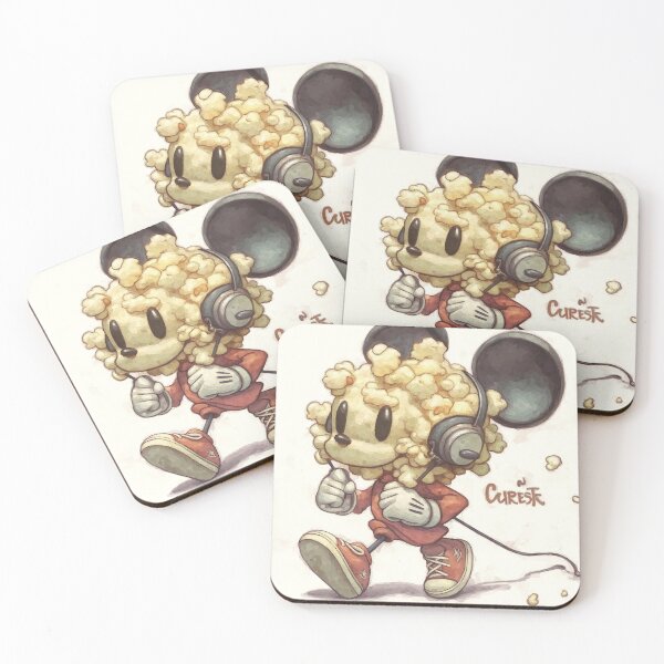 Item preview, popcorn mickey designed and sold by PricklyPeanut.