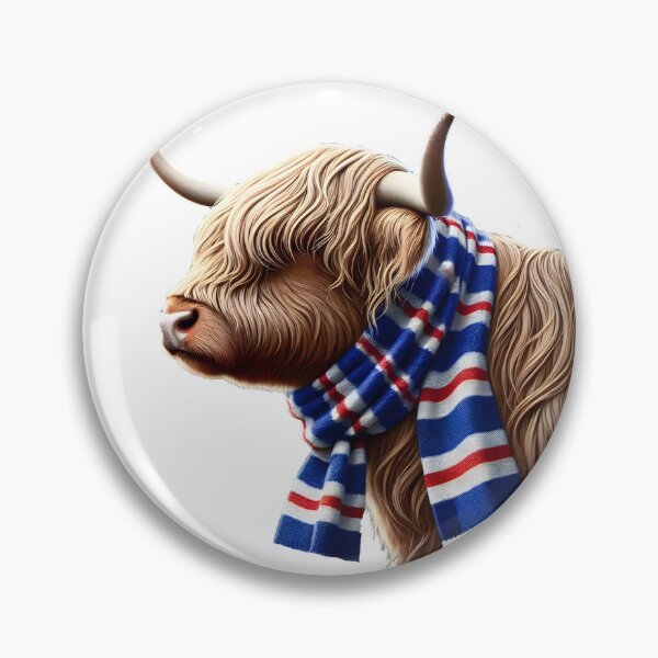 Artikelvorschau, Rangers FC Highland Coo entworfen und verkauft von sanfranglasgow.