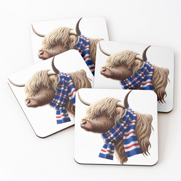 Artikelvorschau, Rangers FC Highland Coo entworfen und verkauft von sanfranglasgow.