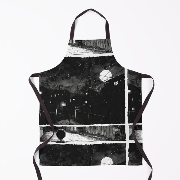 Item preview, Solitude’s Lullaby – melancholic black and white anime manga boy designed and sold by ForsakenFrames.