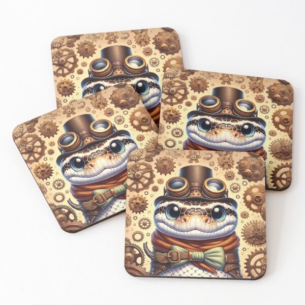 Item preview, Steampunk Burmese Python designed and sold by Sillytoe.