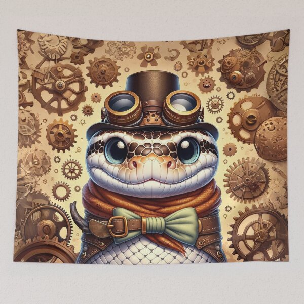 Item preview, Steampunk Burmese Python designed and sold by Sillytoe.