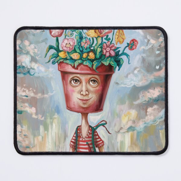Item preview, Man with a flower head designed and sold by zuporouge.