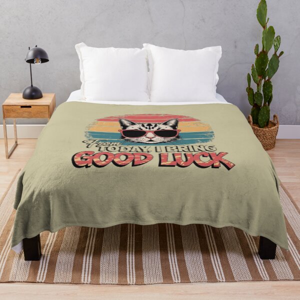 Item preview, Cool Cat Bringing Good Luck Retro Design designed and sold by love3617.