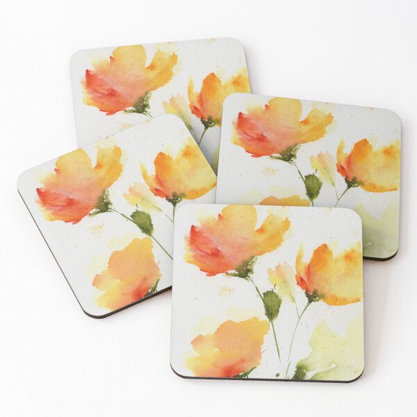 Item preview, Orange poppies designed and sold by MihariBloom.