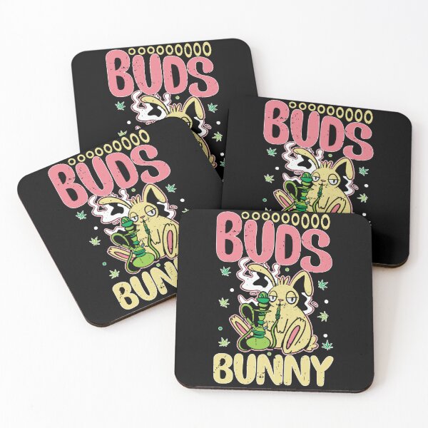 Item preview, Buds Bunny Weed Tee designed and sold by DopeVijuelz.
