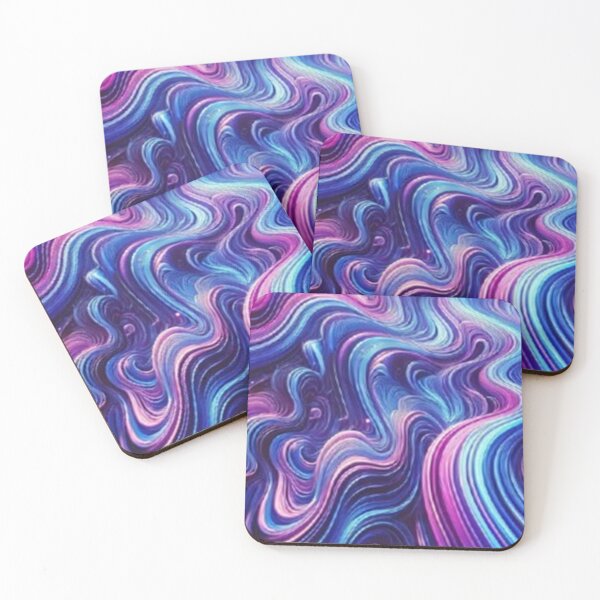 Item preview, Psychedelic Dreams in Purple and Blue designed and sold by annenambiro.