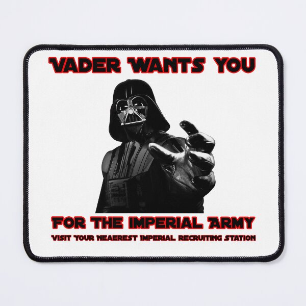 Vista previa del artículo con la obra «Vader te quiere para el ejército imperial», diseñado y vendido por OperatorNugget.