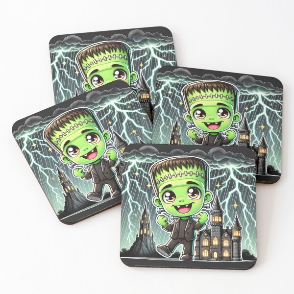 Item preview, Adorable Chibi Frankenstein – Little Lightning Monster designed and sold by NSB-Design.