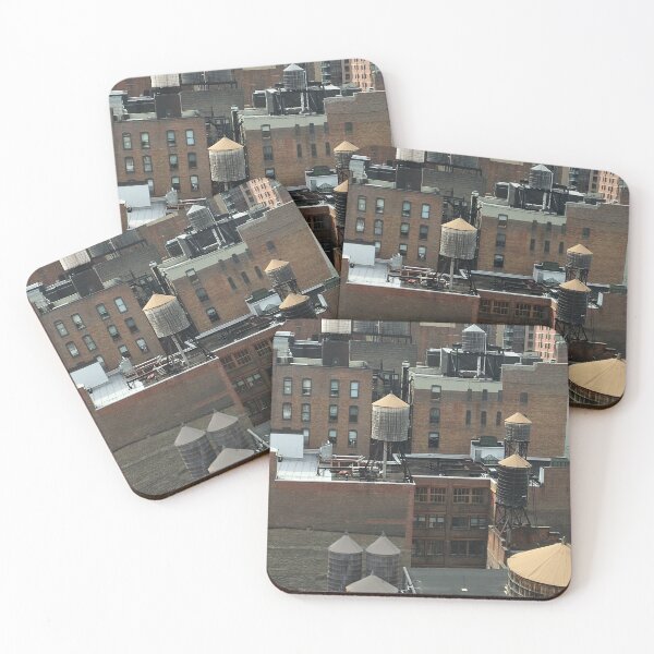 Item preview, Vintage NYC Rooftop Water Tanks. designed and sold by CoolStuff1138.
