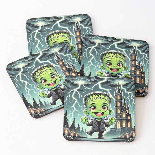 Item preview, Chibi Frankenstein's Monster – Cute Creature Creation designed and sold by NSB-Design.